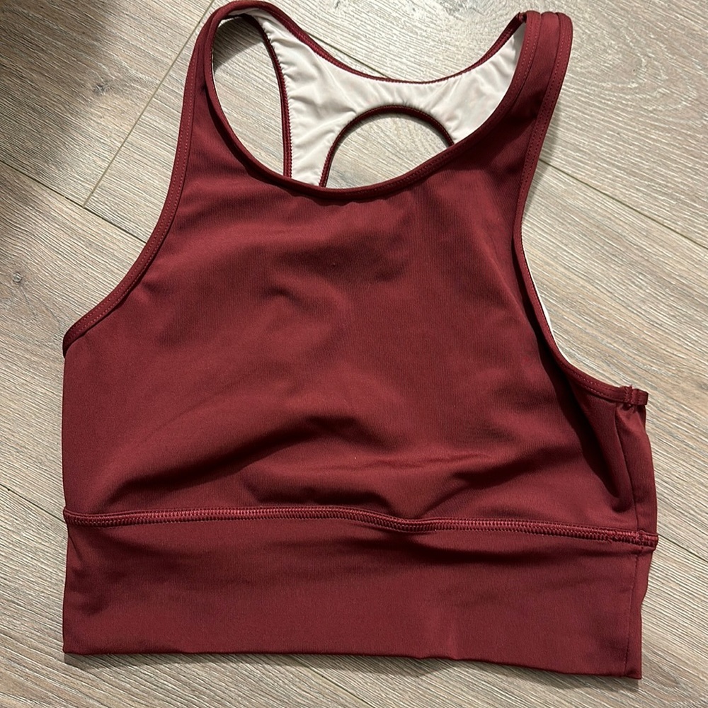Jolyn “Rae” Sports Bra - Maroon